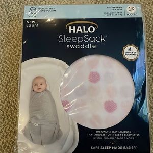 NWT Halo Microfleece Sleep sack Swaddle. Size 3-6 months